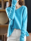 Πλεκτό πουλόβερ πουλόβερ πουλόβερ με πλέγμα με δίχτυ, φθινόπωρο/χειμώνα 2022 Κορεάτικο πολυχρηστικό πουλόβερ με πλεκτό πουλόβερ